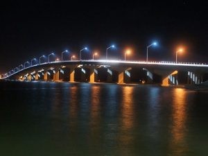 Sky, Cloud, Plant, Tree, Girder bridge, Natural landscape, Bridge, Truss bridge, Arch bridge, Landscape