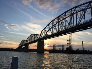 Sky, Cloud, Plant, Tree, Girder bridge, Natural landscape, Bridge, Truss bridge, Arch bridge, Landscape