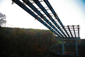 Sky, Cloud, Plant, Tree, Girder bridge, Natural landscape, Bridge, Truss bridge, Arch bridge, Landscape